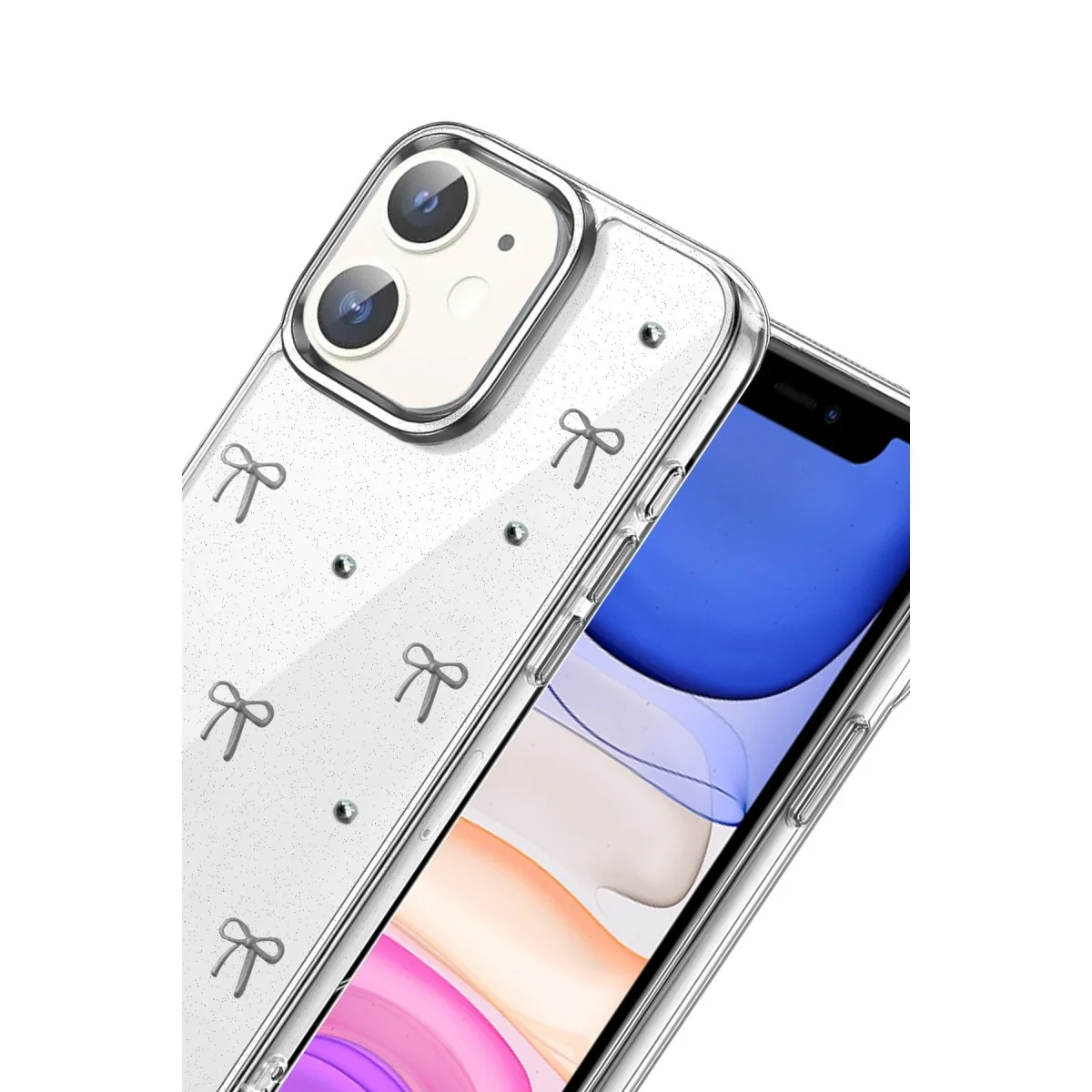 Apple İphone 11 Fiyonk Desenli Kapak - Desen 5 görsel 2