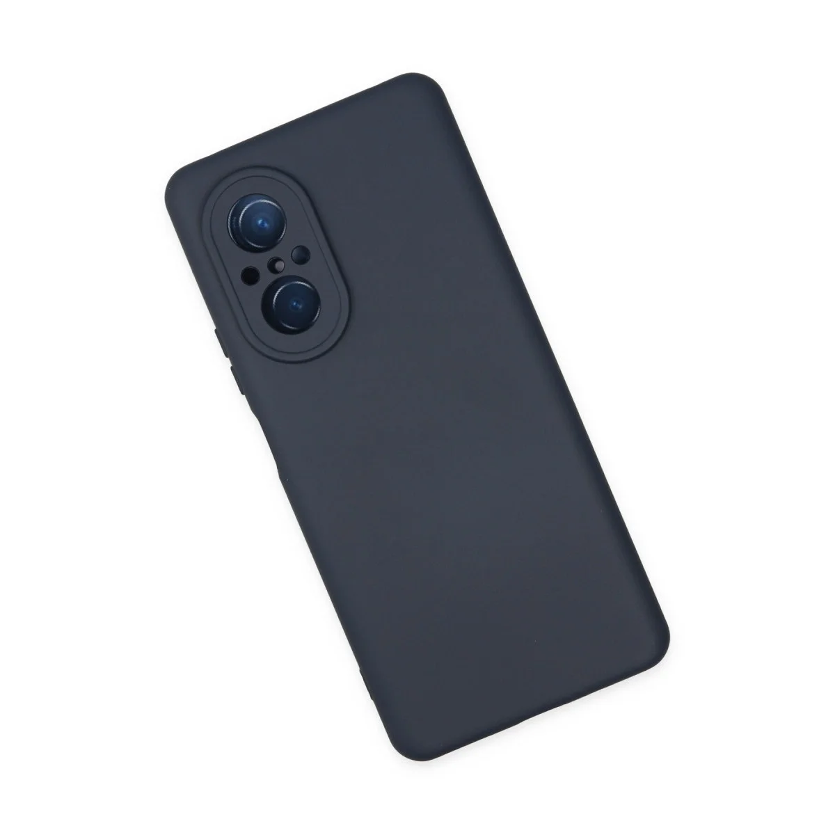 Huawei Nova 9 Se Kılıf Nano İçi Kadife Silikon - Lacivert görsel 3