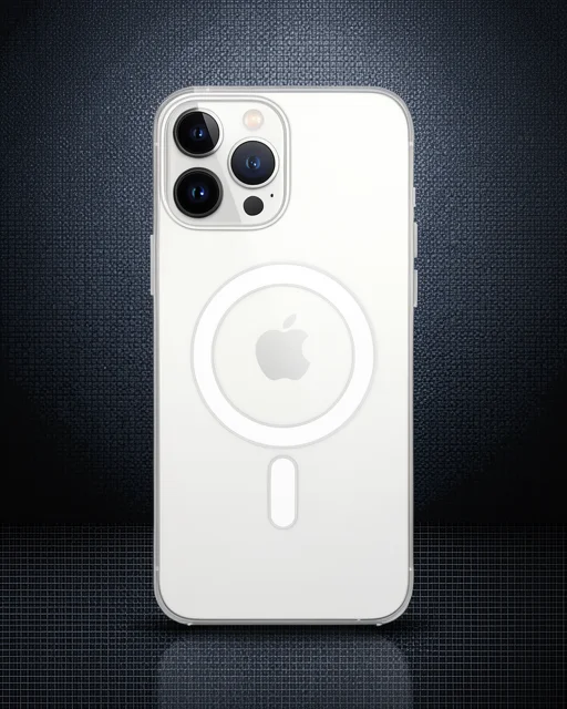 Apple İphone 14 Pro Kılıf Magneticsafe Şeffaf Silikon - Şeffaf