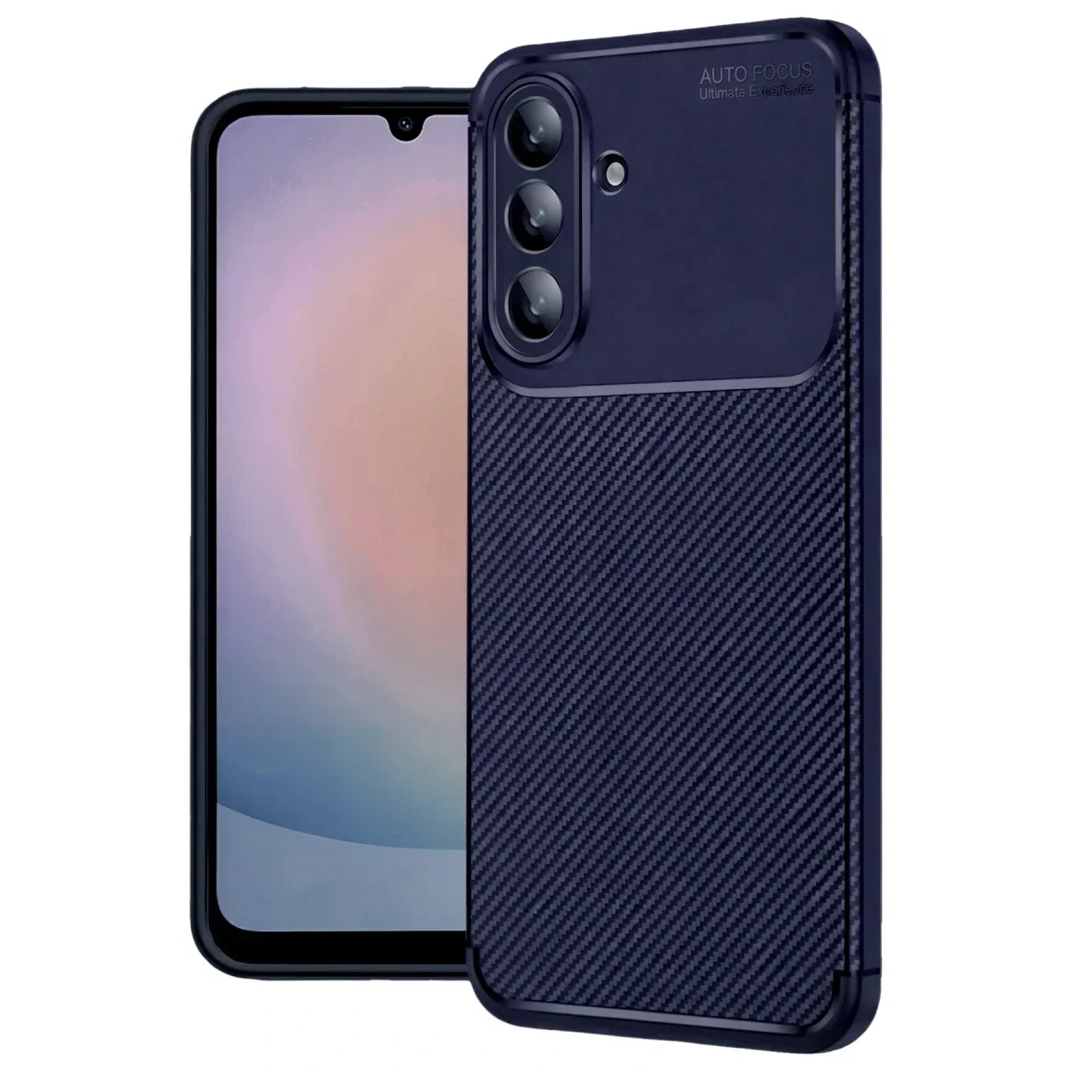 Samsung Galaxy A57 5G Auto Focus Karbon Kapak - Lacivert