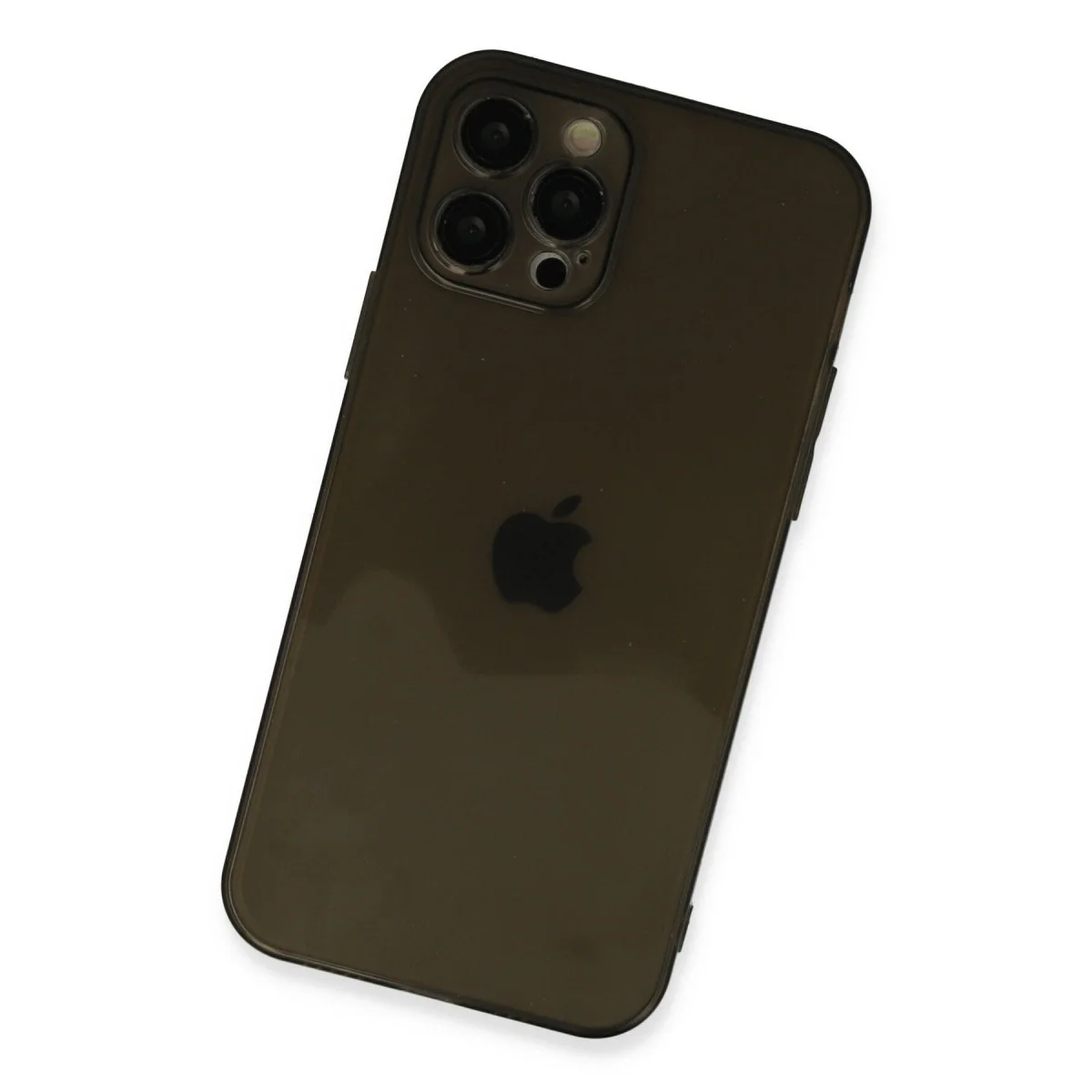 Apple İphone 12 Pro Max Kılıf Fly Lens Silikon - Siyah görsel 3
