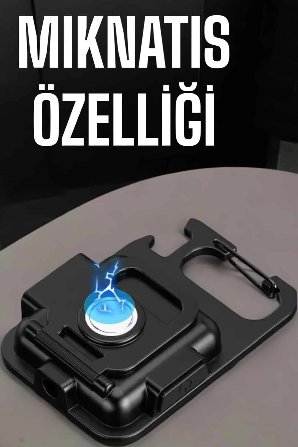 Kamp Işığı Çok Fonksiyonlu Taşınabilir Anahtarlık Kapak Açma Manyetik Özelliği görsel 6