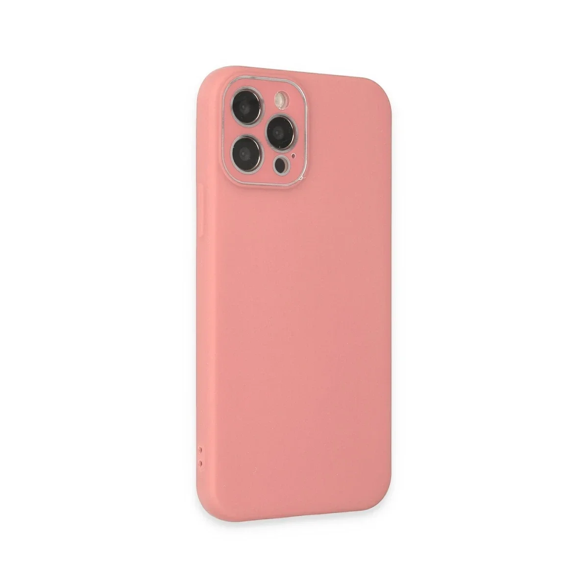 Apple iPhone 12 Pro Kılıf Lansman Glass Kapak - Pembe görsel 3