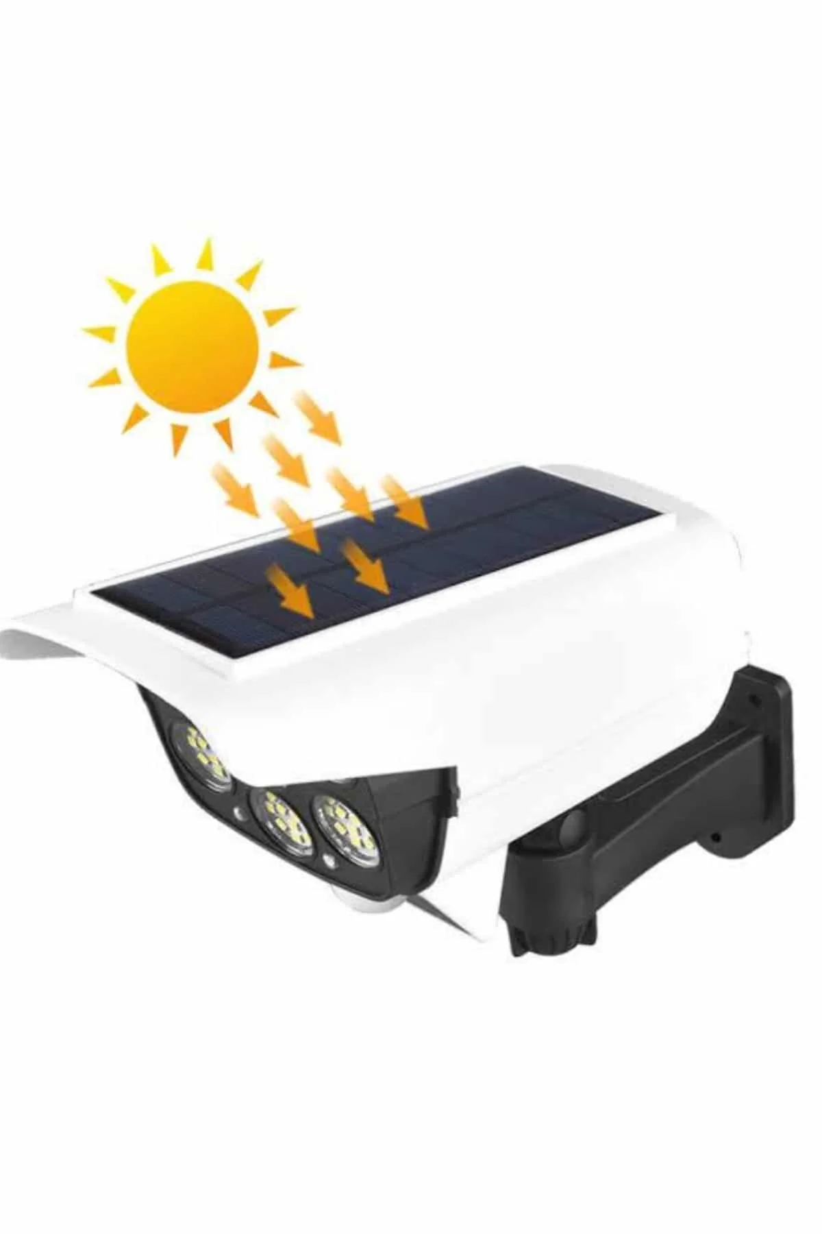 LED Lamba-Güneş Paneli Destekli Uzaktan Kumandalı Solar LED Lamba görsel 3