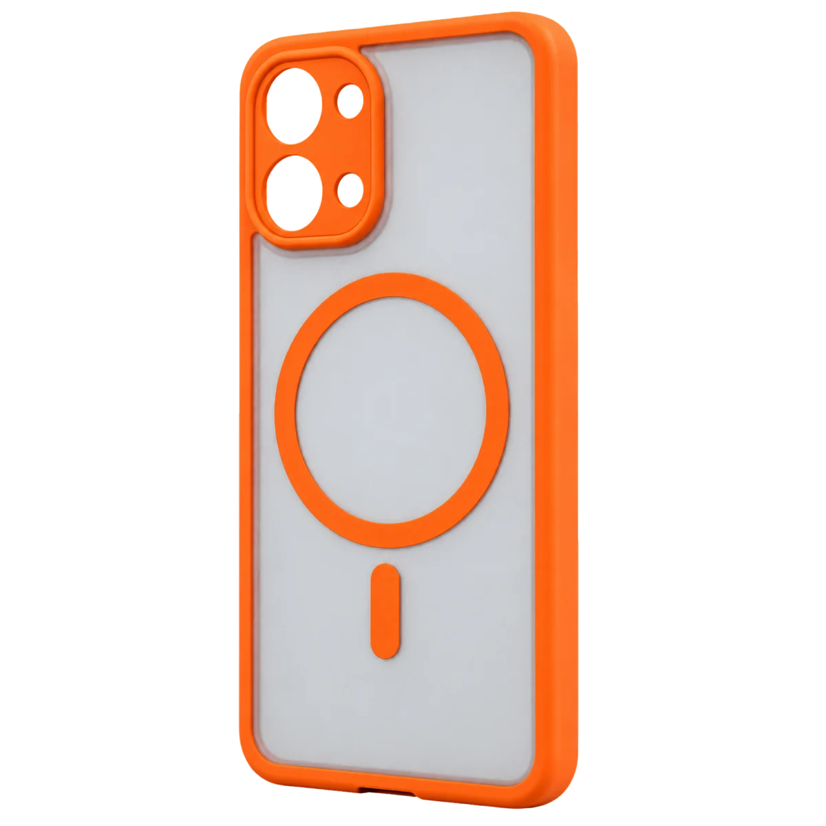 Xiaomi Redmi 15C 5G Loji Magsafe Kapak - Turuncu