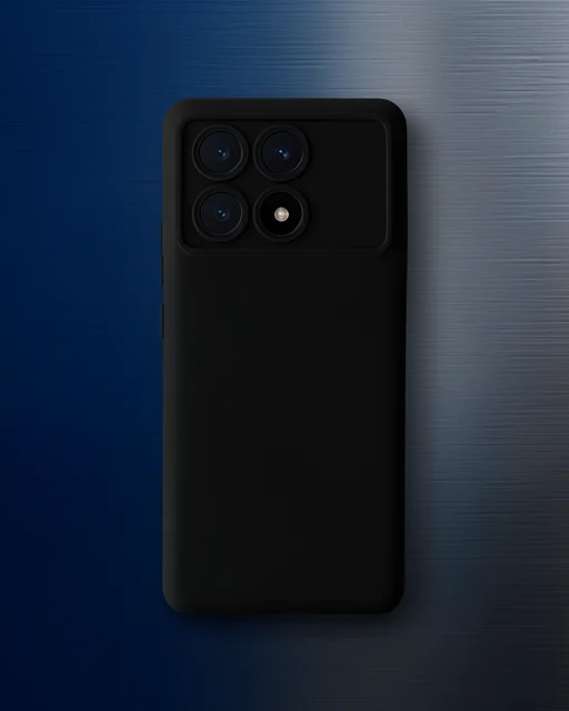 Xiaomi Poco X6 Pro Kılıf Nano İçi Kadife Silikon - Siyah