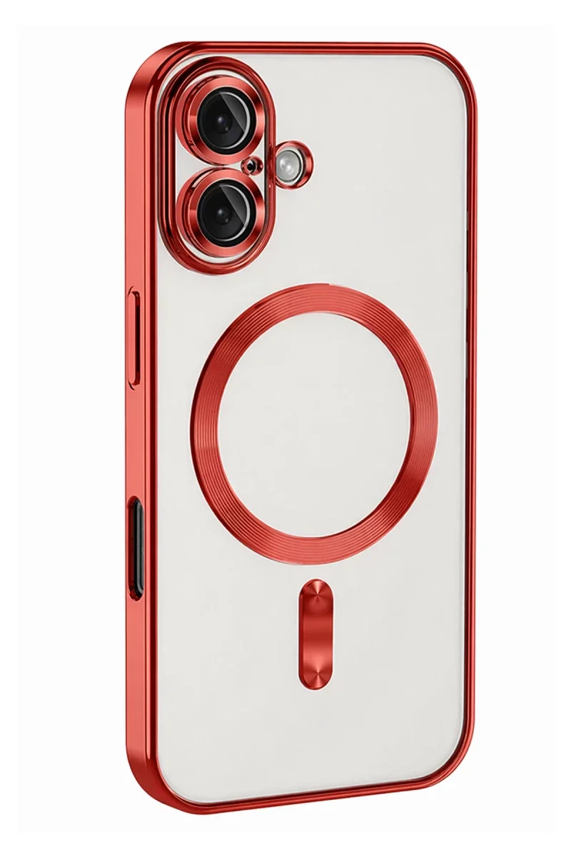 Apple iPhone 16 Kılıf Kross Magneticsafe Kapak - Kırmızı