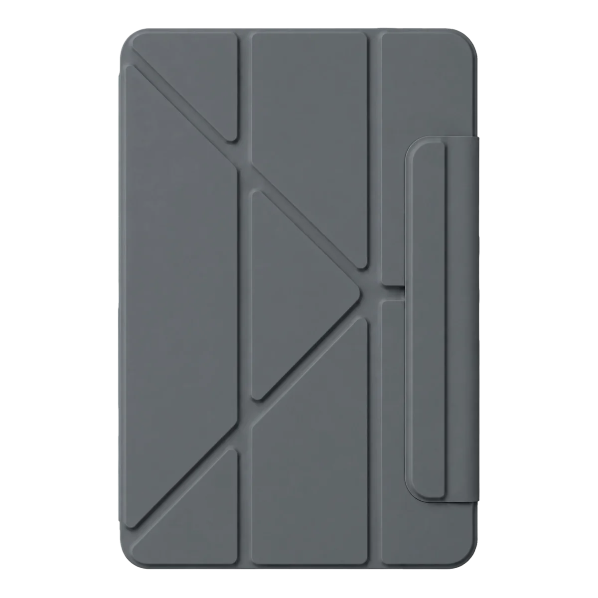 Apple iPad 2025 10.9 10.Nesil (A16) Edz Manyetik Standlı Tablet Kılıfı - Koyu Gri