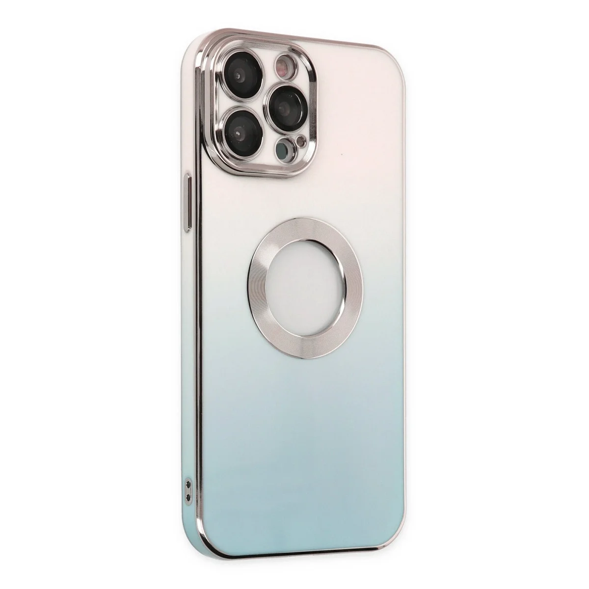 Apple İphone 13 Pro Max Kılıf Best Silikon - Turkuaz görsel 2