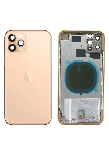 iPhone 11 Pro Max İçin Apple Boş Kasa (GOLD) görsel 3
