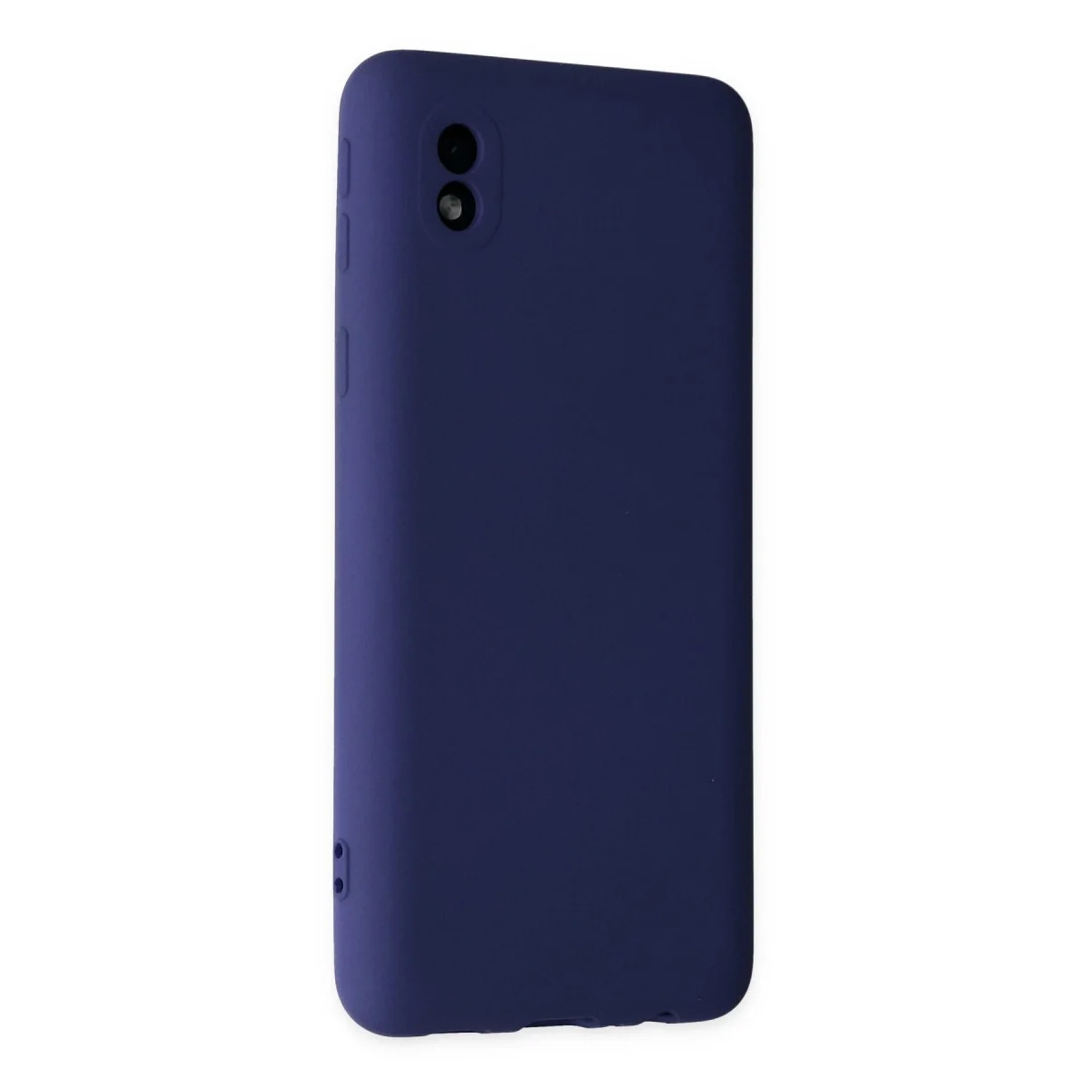 Samsung Galaxy A01 Core Kılıf Nano İçi Kadife Silikon - Lacivert görsel 2