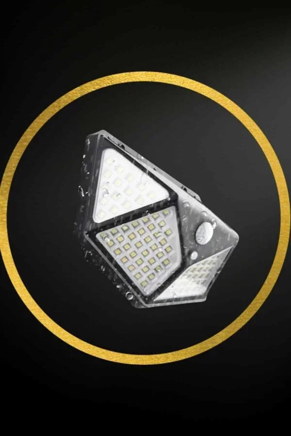 Solar Sensörlü Duvar Lambası Bahçe Lambası Parlak Beyaz Işık Suya Dayanıklı görsel 4