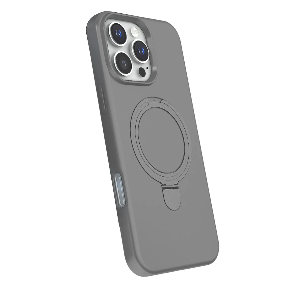 Apple İphone 16 Pro Regal Magsafe Standlı Kapak - Titan Gri görsel 2