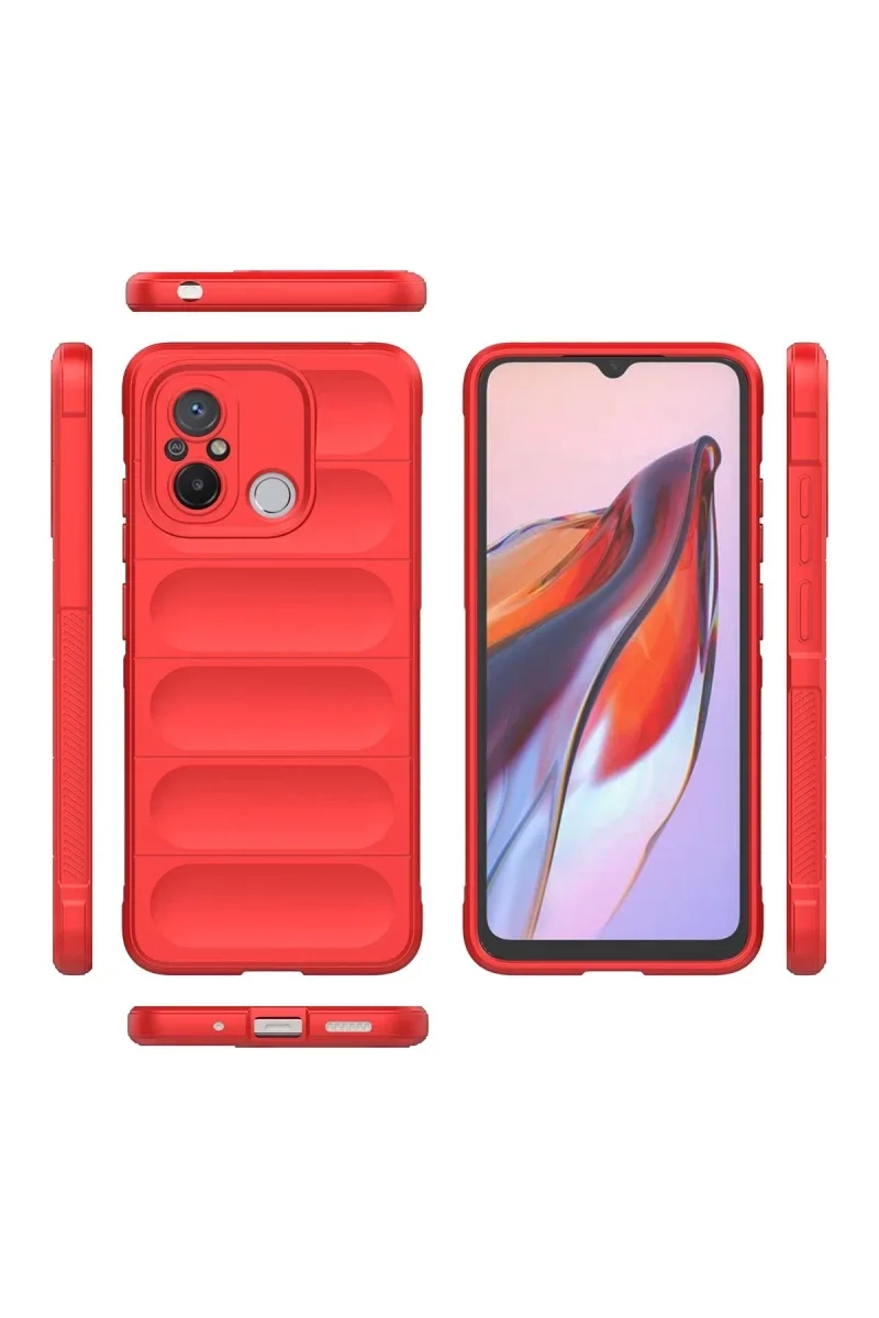 Xiao Red 12C Kılıf Optimum Silikon - Kırmızı görsel 2