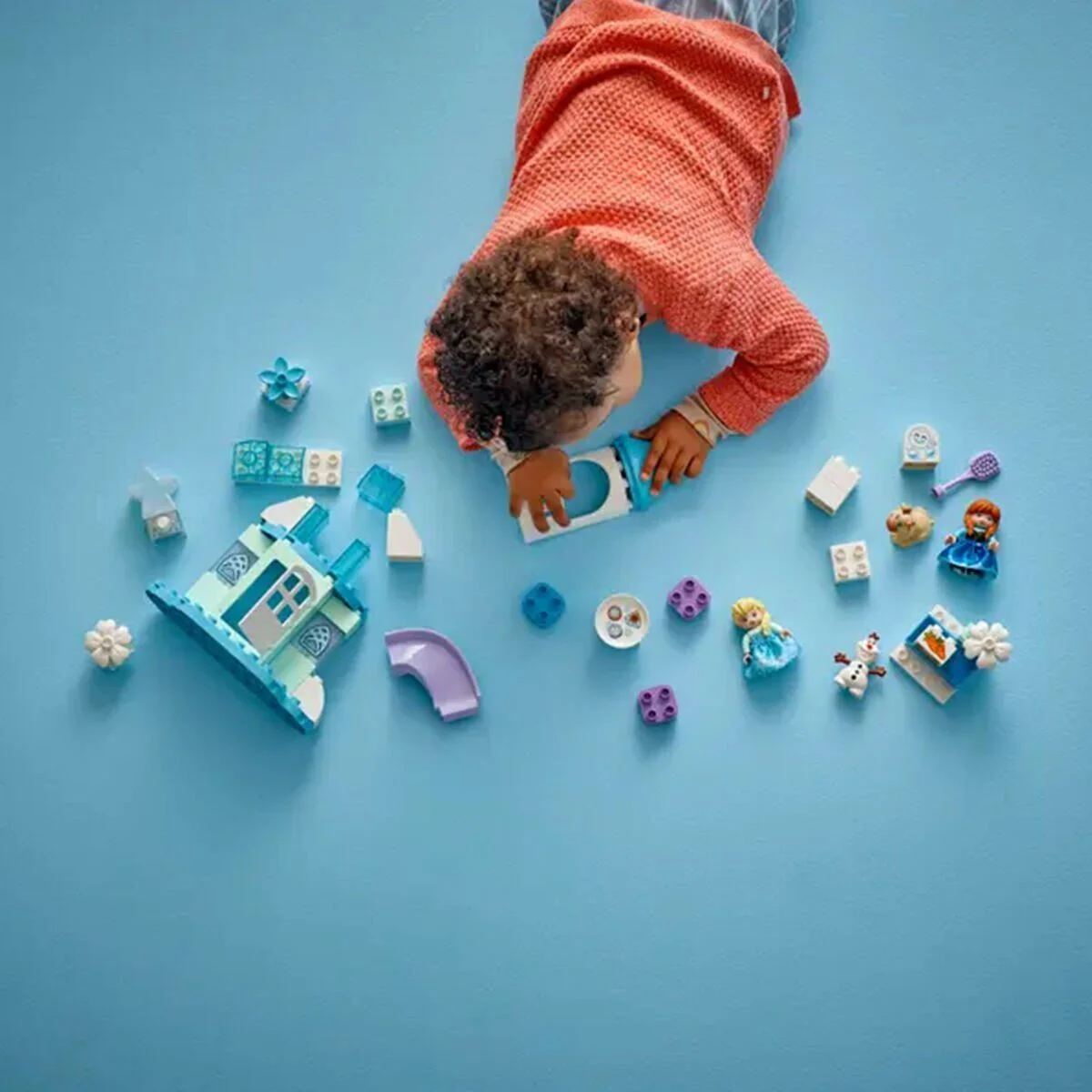 10455 Lego Duplo Anna ve Elsa'nın Karlar Ülkesi Şato Partisi 54 parça +2 yaş görsel 5