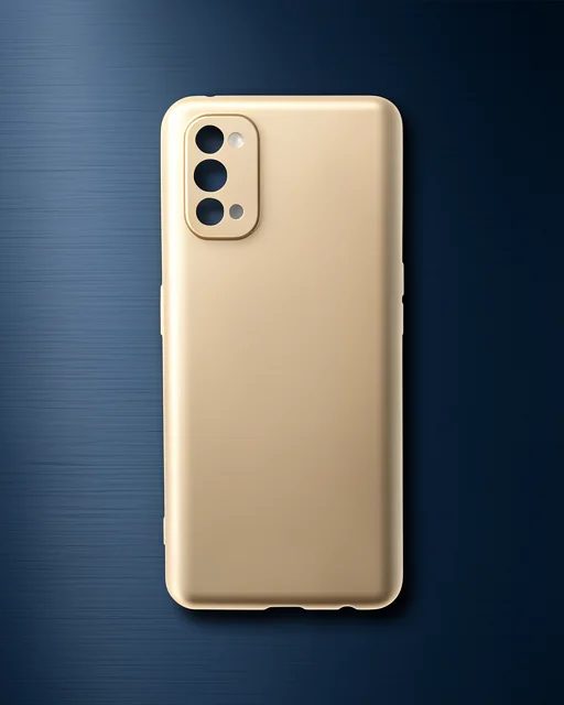 Realme 7 Pro Kılıf First Silikon - Gold