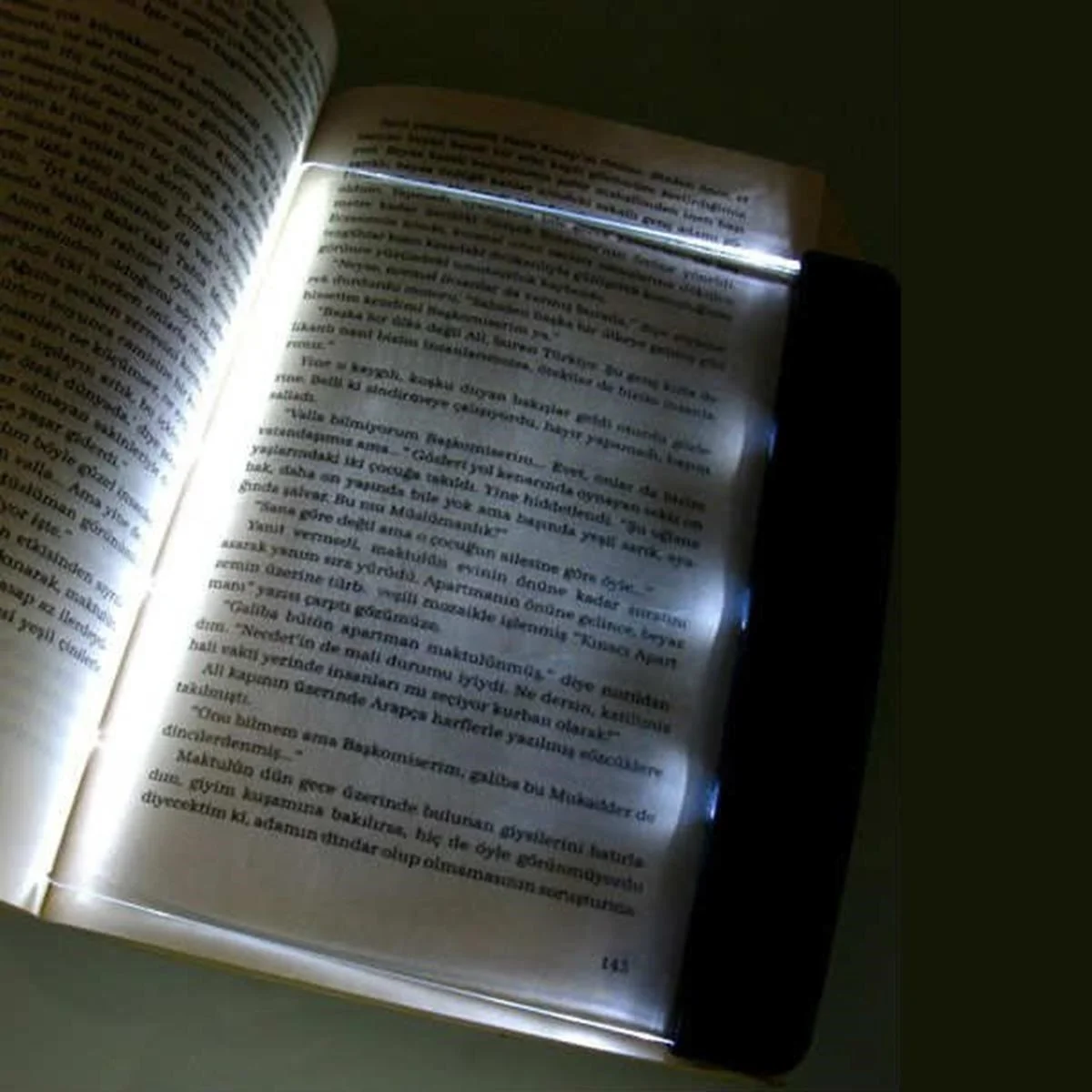Kitap Arası Okuma Işığı Led Panel Kitap Okuma Lambası görsel 3
