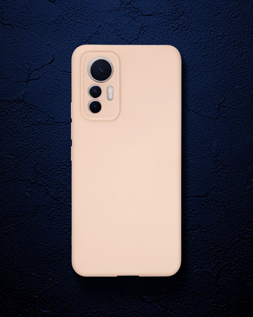 Xiaomi Mi 12 Lite Kılıf Nano İçi Kadife Silikon - Pudra