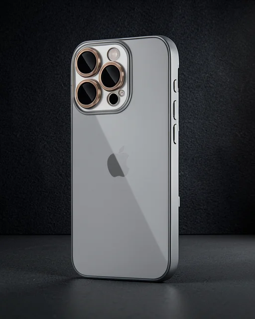 Apple İphone 16 Pro Max Kılıf Razer Lensli Silikon - Desert