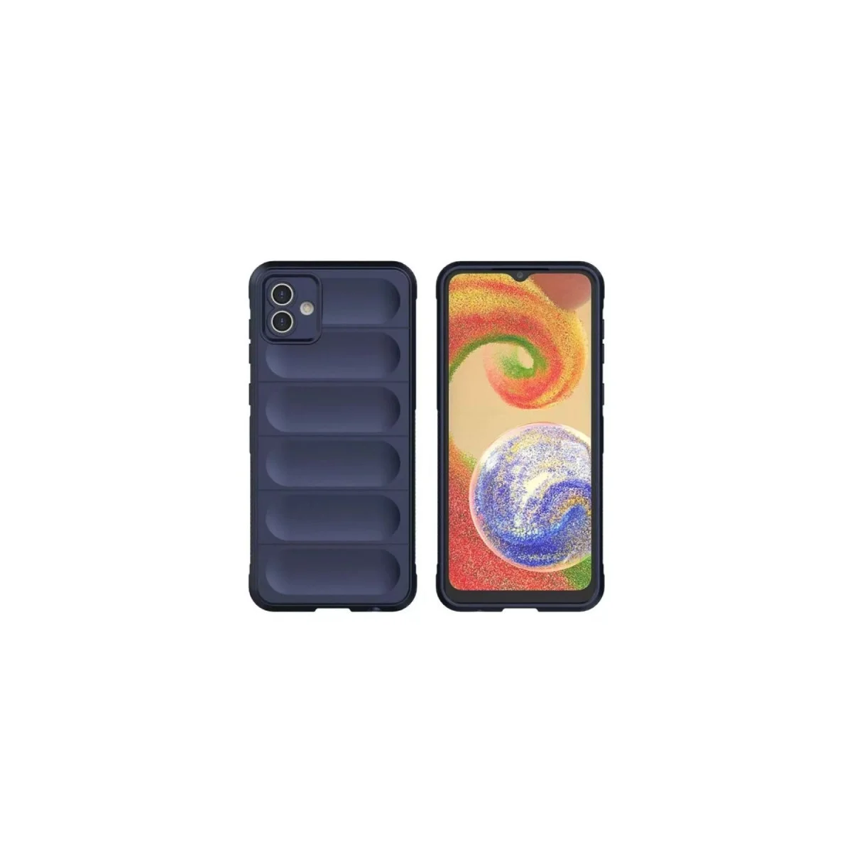 Samsung Galaxy A06 Kılıf Optimum Silikon - Lacivert görsel 3