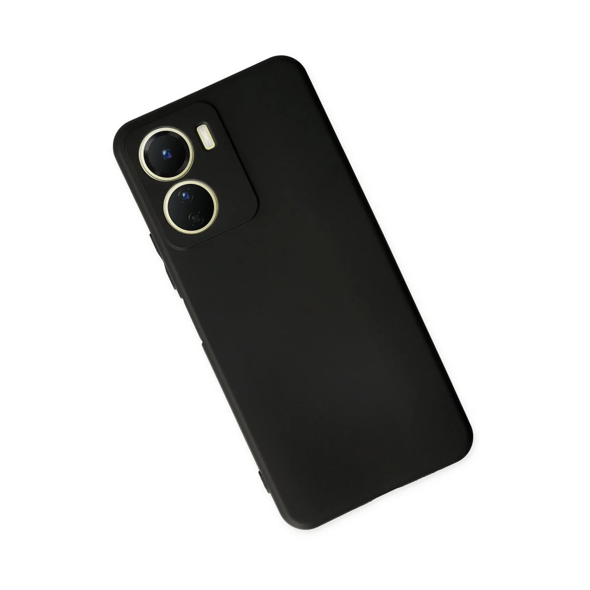 Vivo Y16 Kılıf First Silikon - Siyah görsel 3