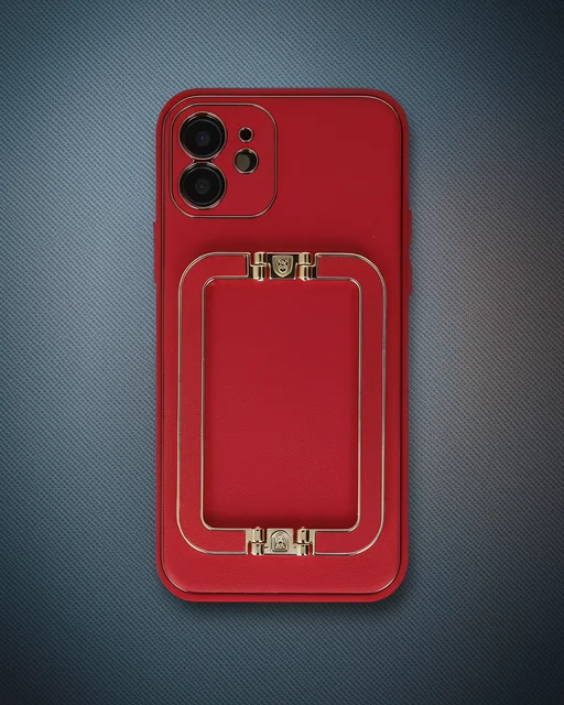 Apple İphone 12 Kılıf Coco Elit Kapak - Kırmızı