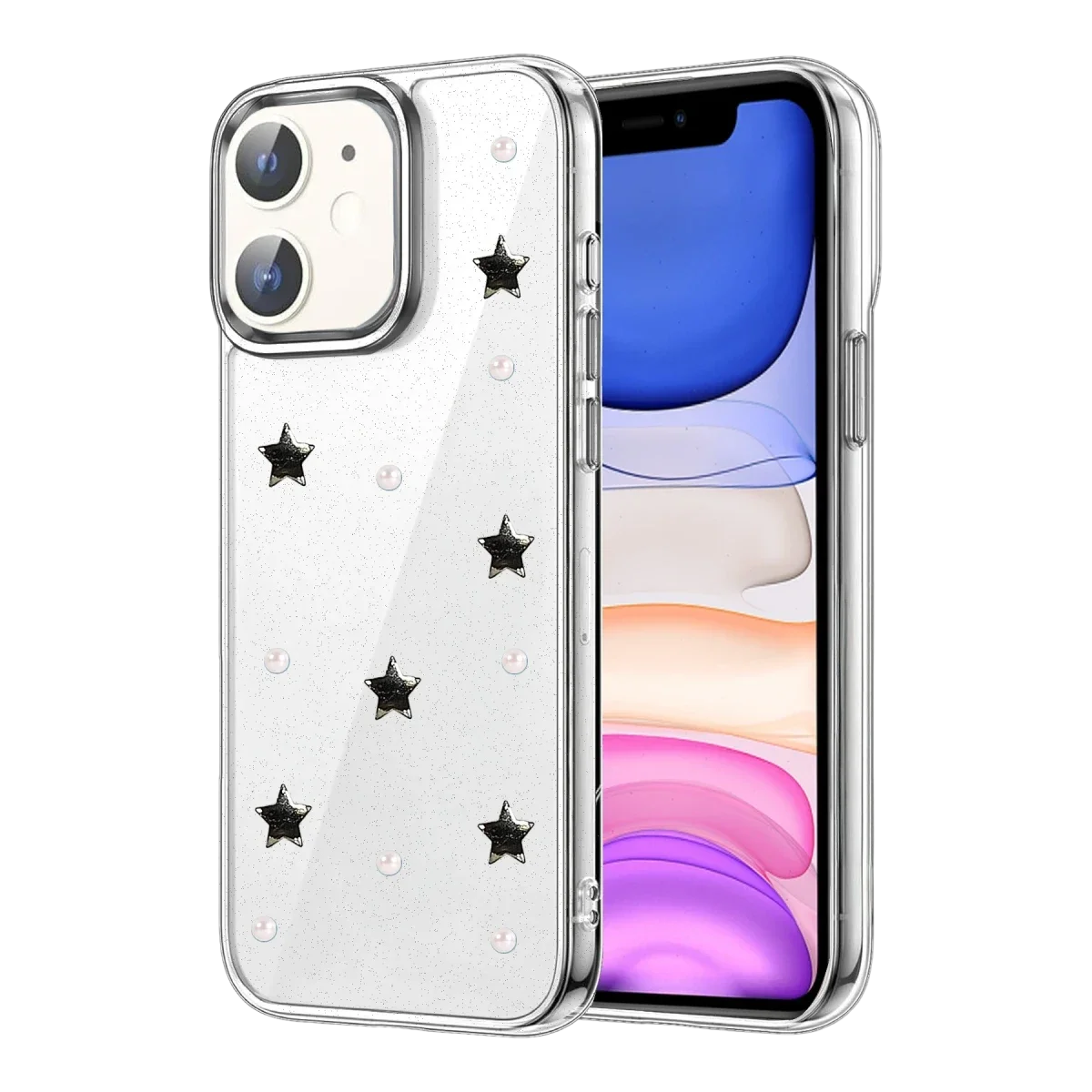 Apple iPhone 11 Fiyonk Desenli Kapak - Desen 7