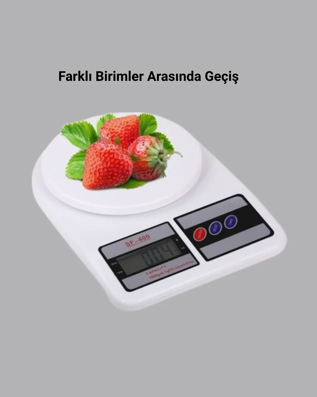 Hassas Dijital Mutfak Tartısı 1g Doğruluk, LCD Ekran, Otomatik Kapanma Yeni Nesil görsel 4