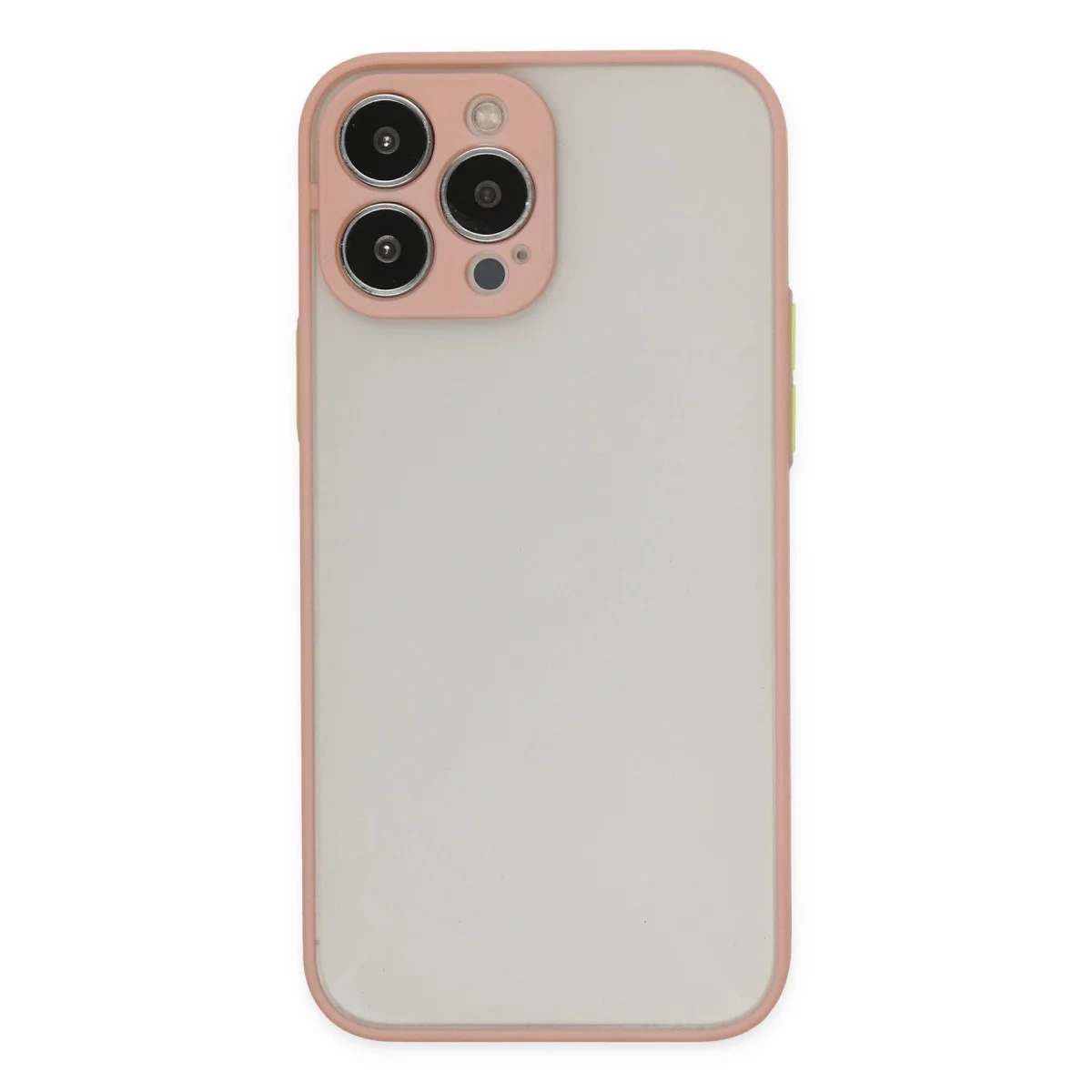 Apple İphone 14 Pro Kılıf Montreal Silikon Kapak - Pembe