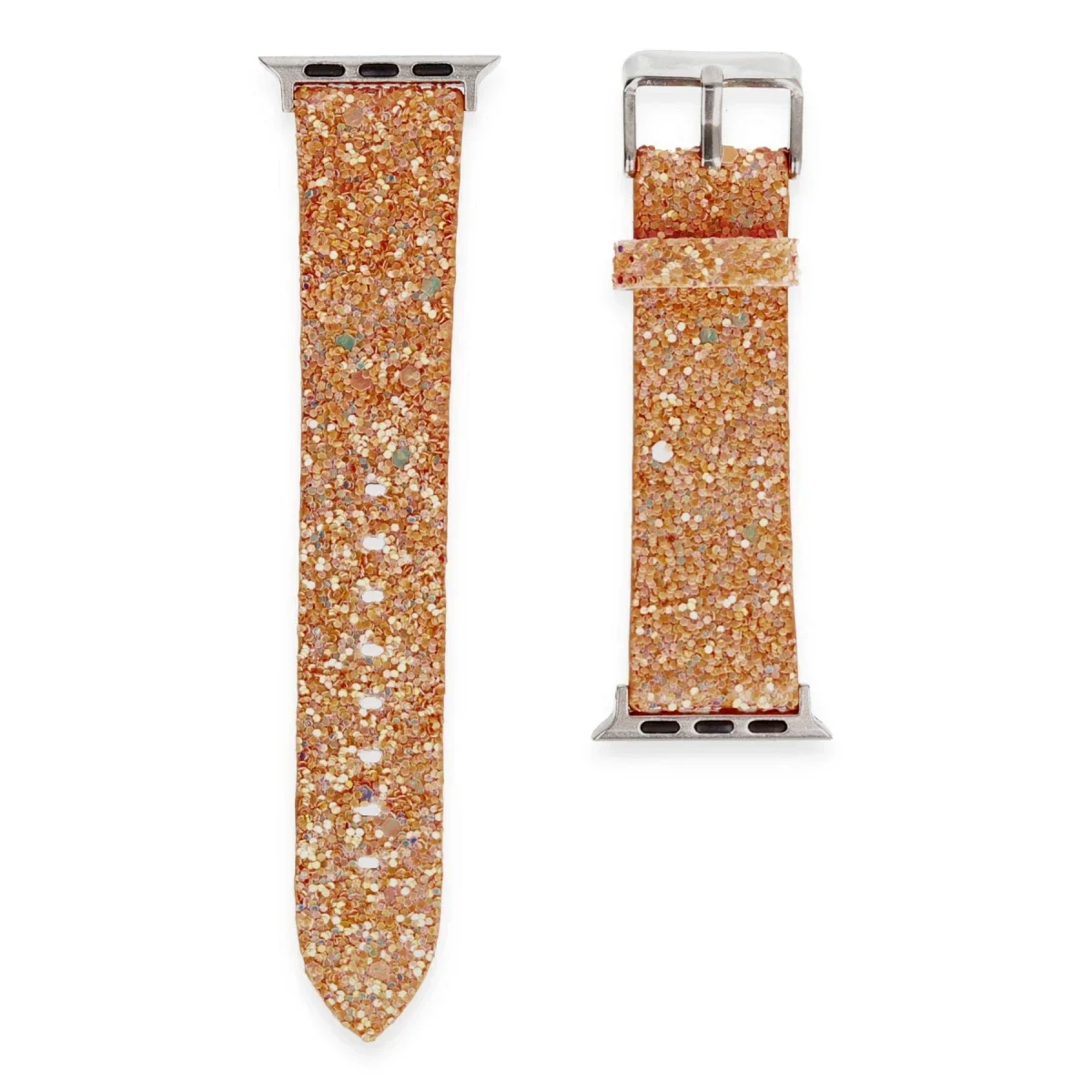 Apple Watch 38mm Starry Taşlı Kordon - Pudra