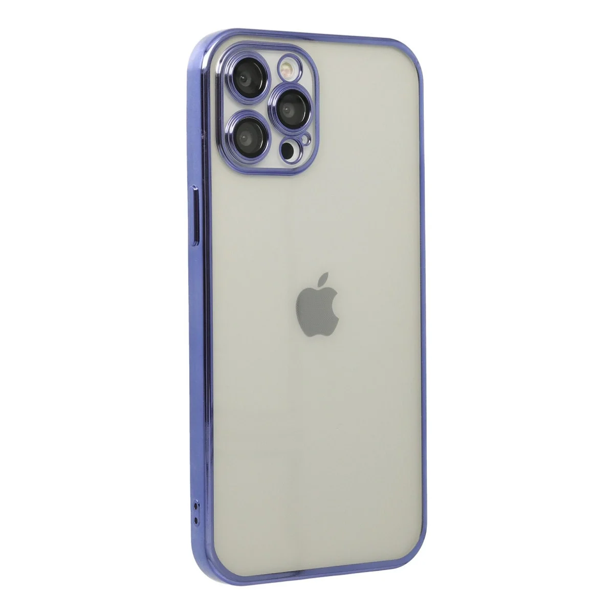 Apple İphone 12 Pro Kılıf Razer Lensli Silikon - Mor görsel 3