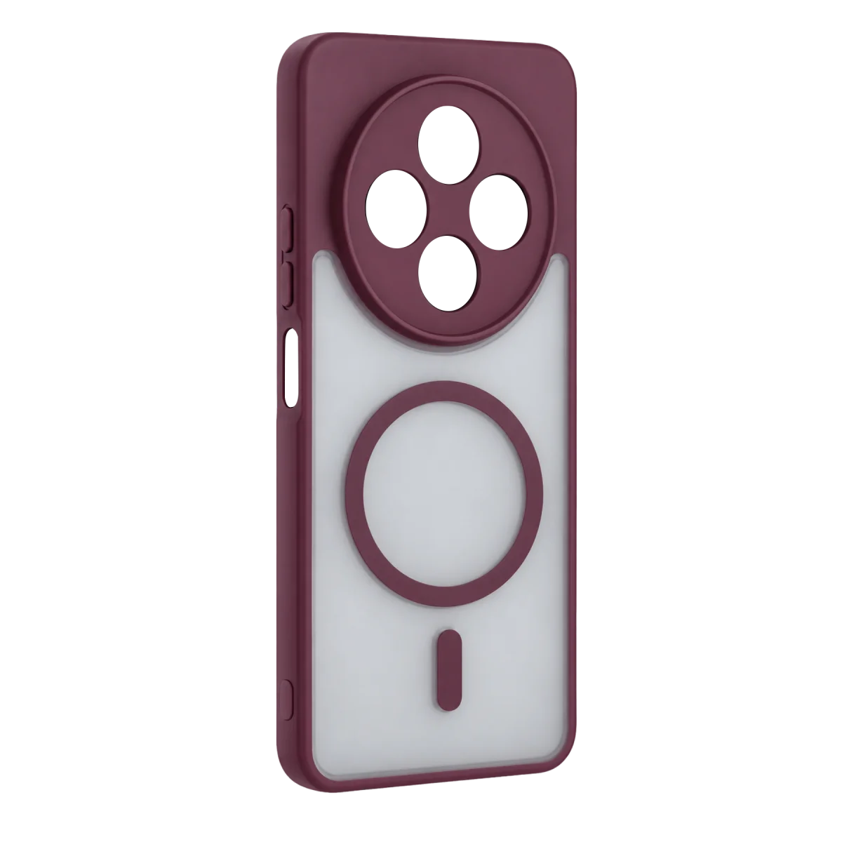 Xiaomi Redmi 14C Loji Magsafe Kapak - Bordo