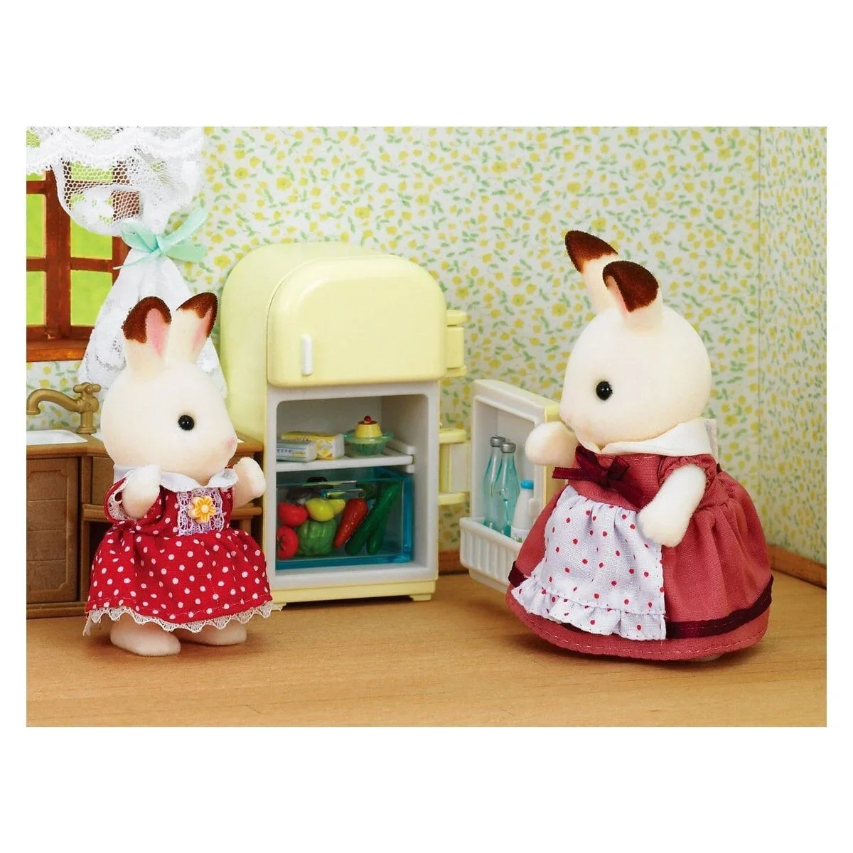 5014 Sylvanian Falies Çikolata Kulaklı Anne Buzdolabı Seti +3 yaş görsel 3