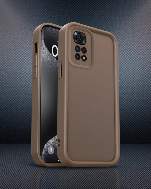 Xiaomi Redmi 10 2022 Kılıf Viera Silikon - Kahverengi