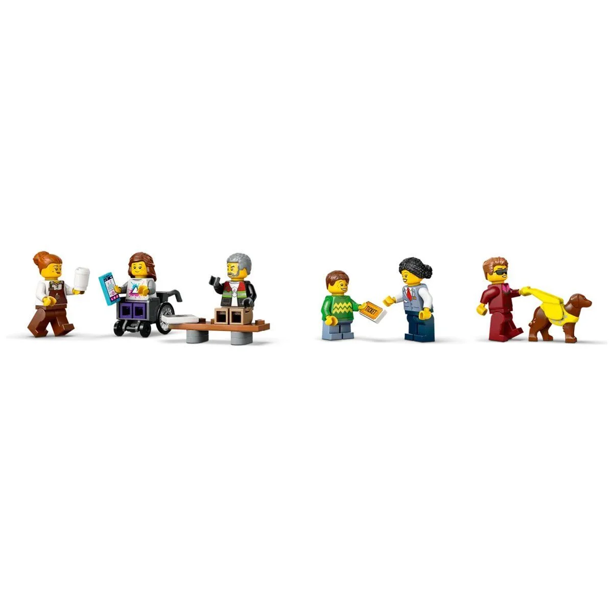 60423 Lego City Şehir Merkezi Tramvay İstasyonu 811 parça +7 yaş görsel 6