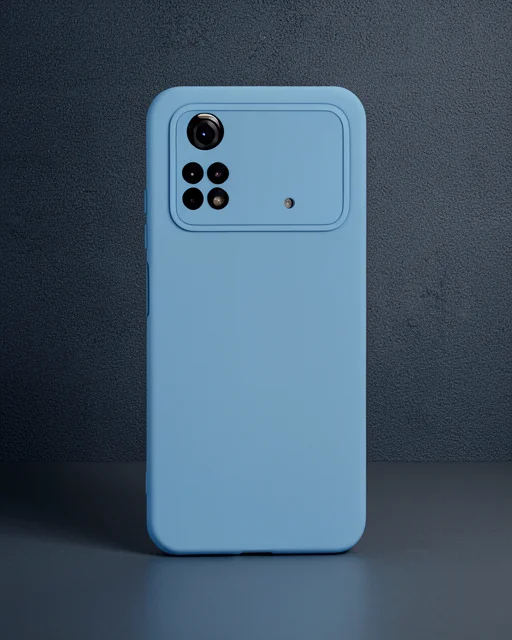 Xiaomi Poco M4 Pro 4g Kılıf Nano İçi Kadife Silikon - Mavi