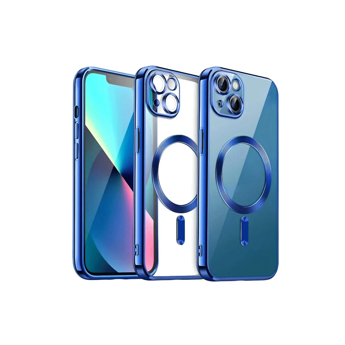 Apple iPhone 13 Kılıf Kross Magneticsafe Kapak - Lacivert