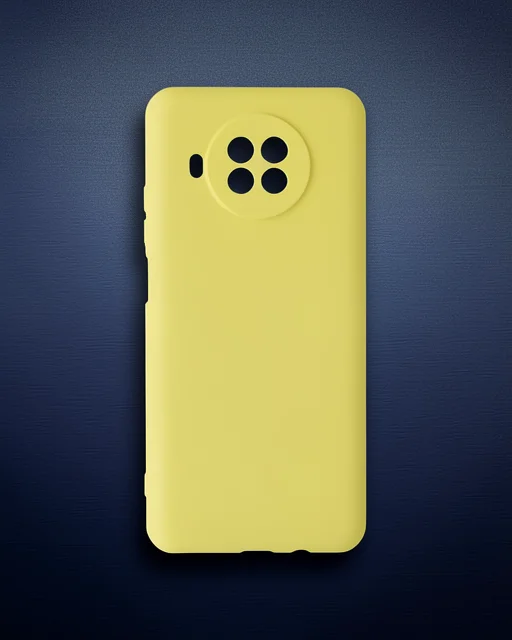 Xiaomi Mi 10t Lite Kılıf Nano İçi Kadife Silikon - Sarı