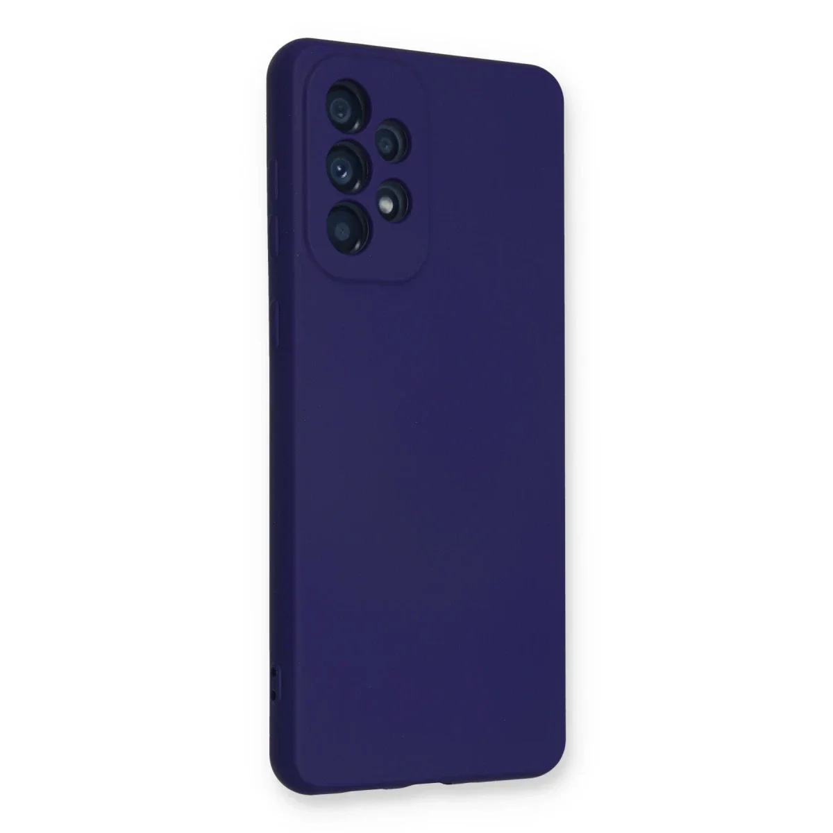 Samsung Galaxy A53 5G Kılıf Nano içi Kadife Silikon - Mor görsel 2