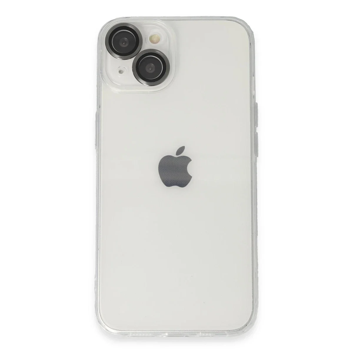 Apple iPhone 14 Kılıf Luko Lens Silikon - Siyah