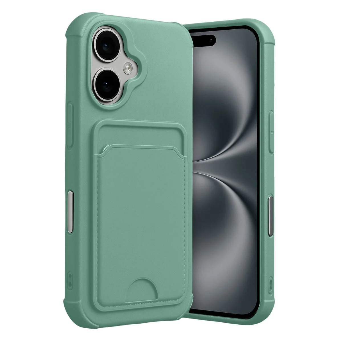 Apple İphone 17 Kelvin Kartvizitli Silikon - Açık Yeşil