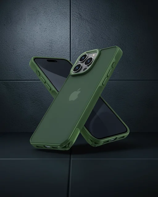 Apple İphone 14 Pro Max Kılıf Elegant Kapak - Yeşil