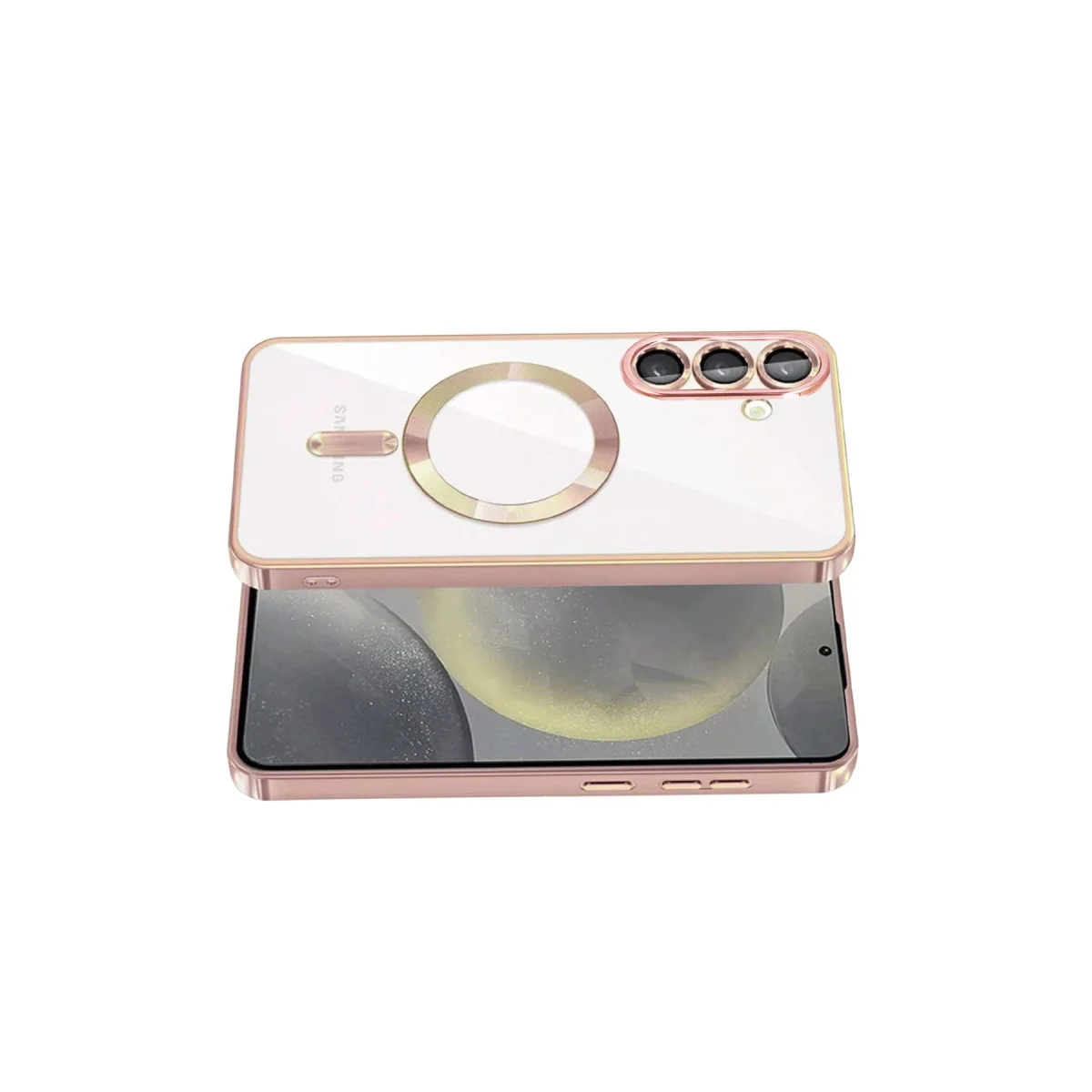 Samsung Galaxy A37 5g Kross Magneticsafe Kapak - Rose görsel 3
