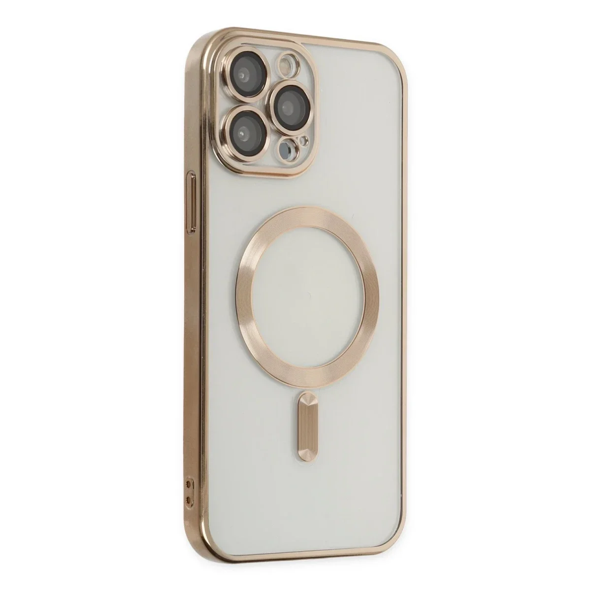 Apple iPhone 14 Pro Kılıf Kross Magneticsafe Kapak - Gold görsel 2
