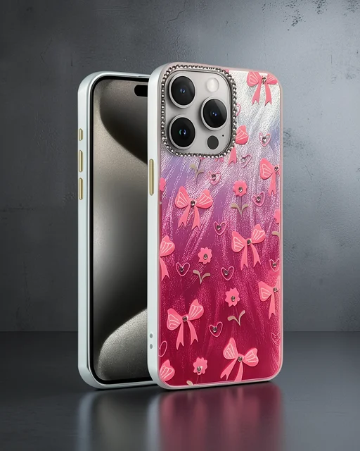 Apple İphone 14 Pro Kılıf Blade Aynalı Desenli Kapak - Desen 3