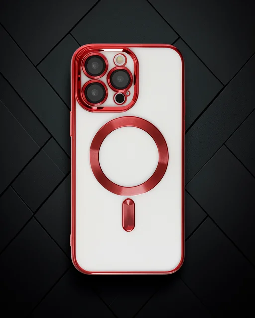 Apple İphone 15 Pro Max Kılıf Kross Magneticsafe Kapak - Kırmızı
