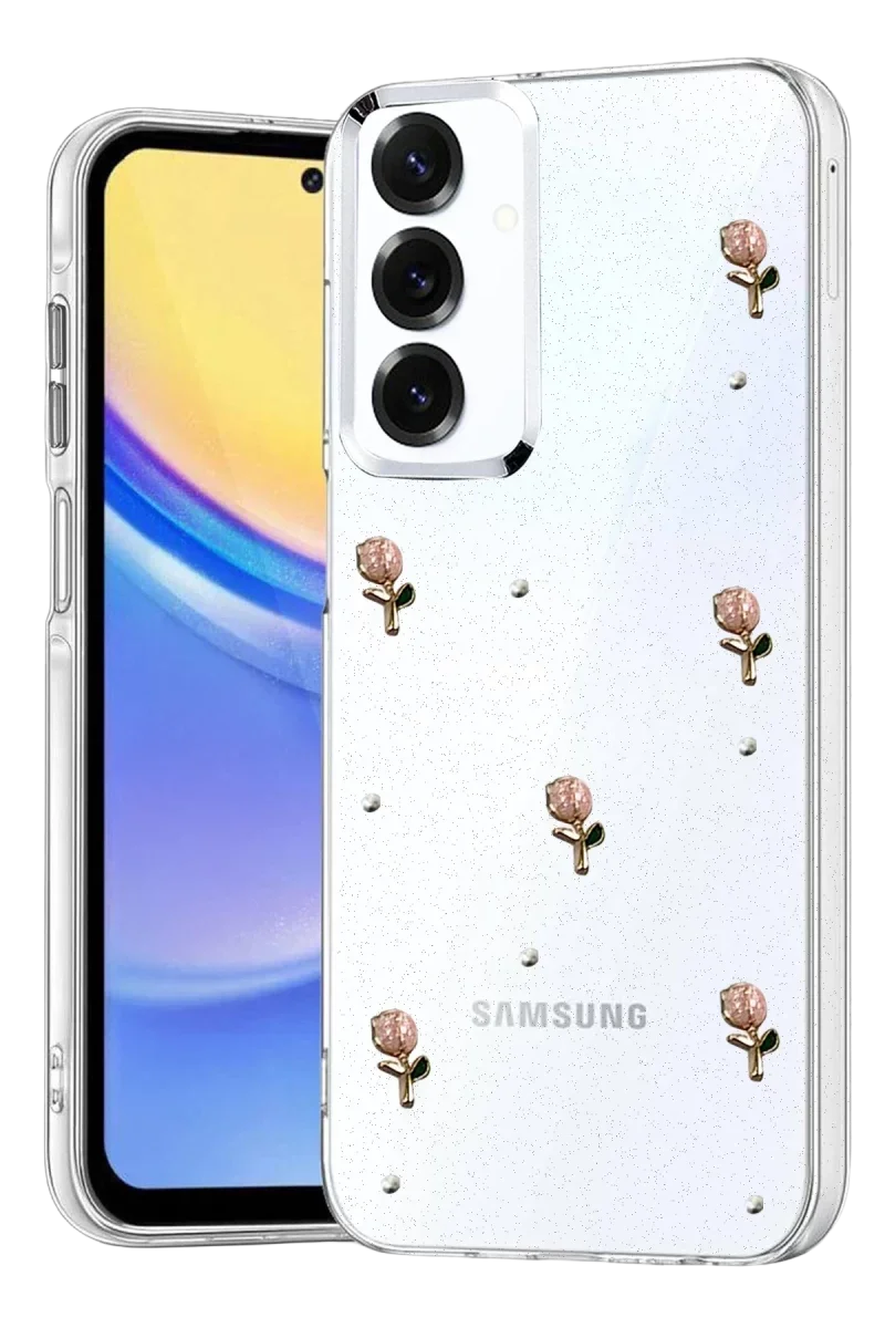 Samsung Galaxy A24 4G Fiyonk Desenli Kapak - Desen 6