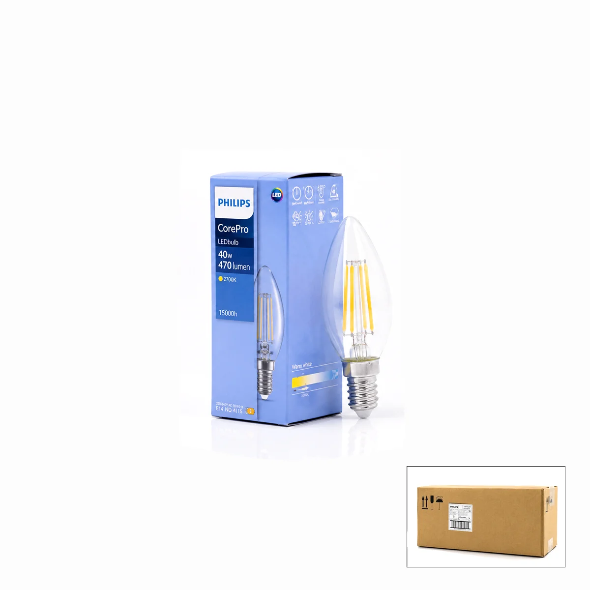 LED Filament Rustik Cam Ampul 470 Lumen görsel 2
