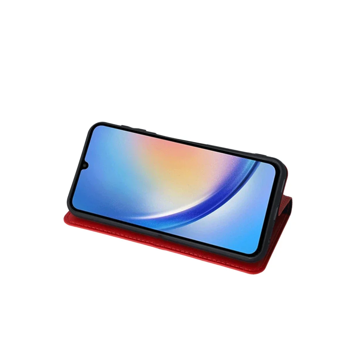 Samsung Galaxy A24 4G Kılıf Trend S Plus Kapaklı Kılıf - Siyah görsel 3