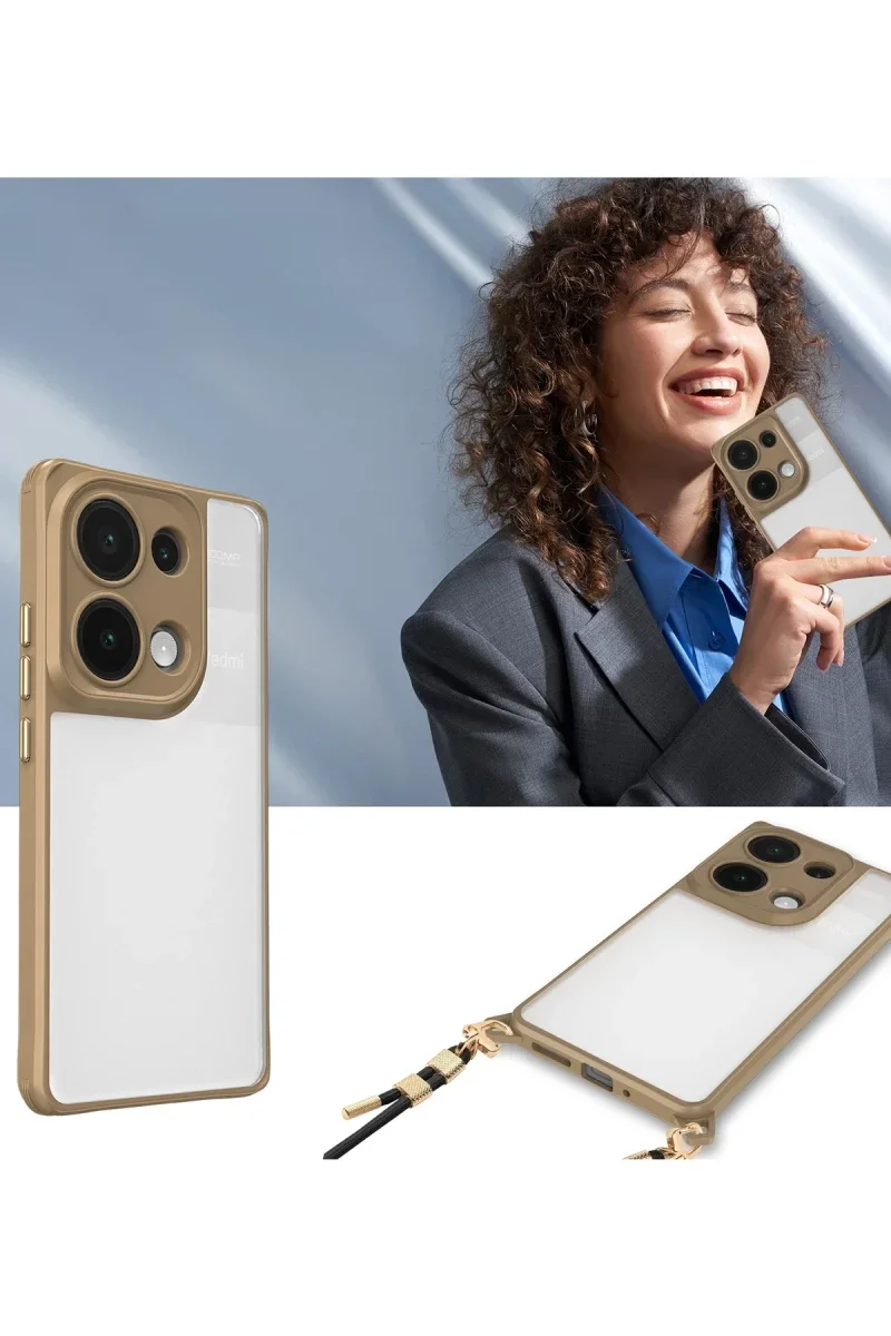Xiao Red Note 13 Pro 4G Kılıf Penta Silikon Kılıf - Şeffaf görsel 3